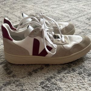 Red + White Veja Sneaker